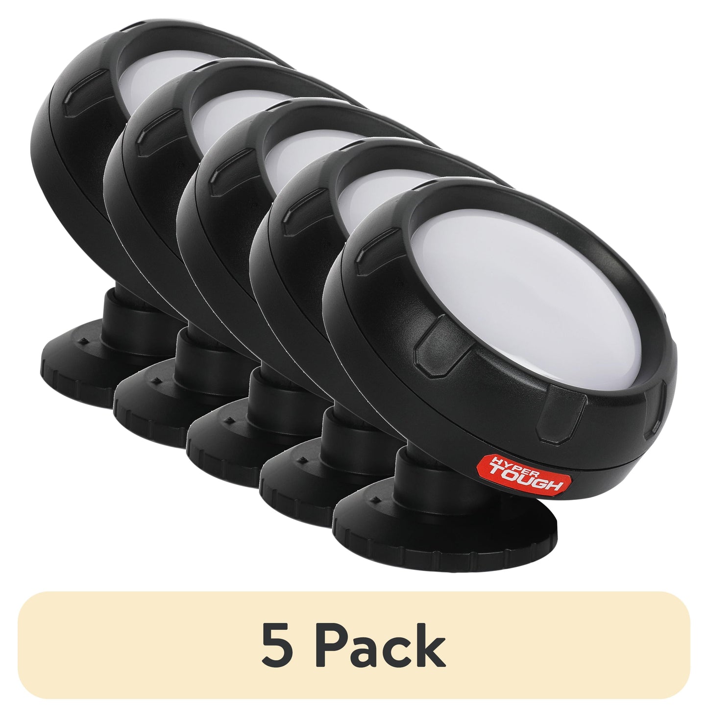 (5 pack) Hyper Tough 300 Lumen Pivoting Work Light, LED