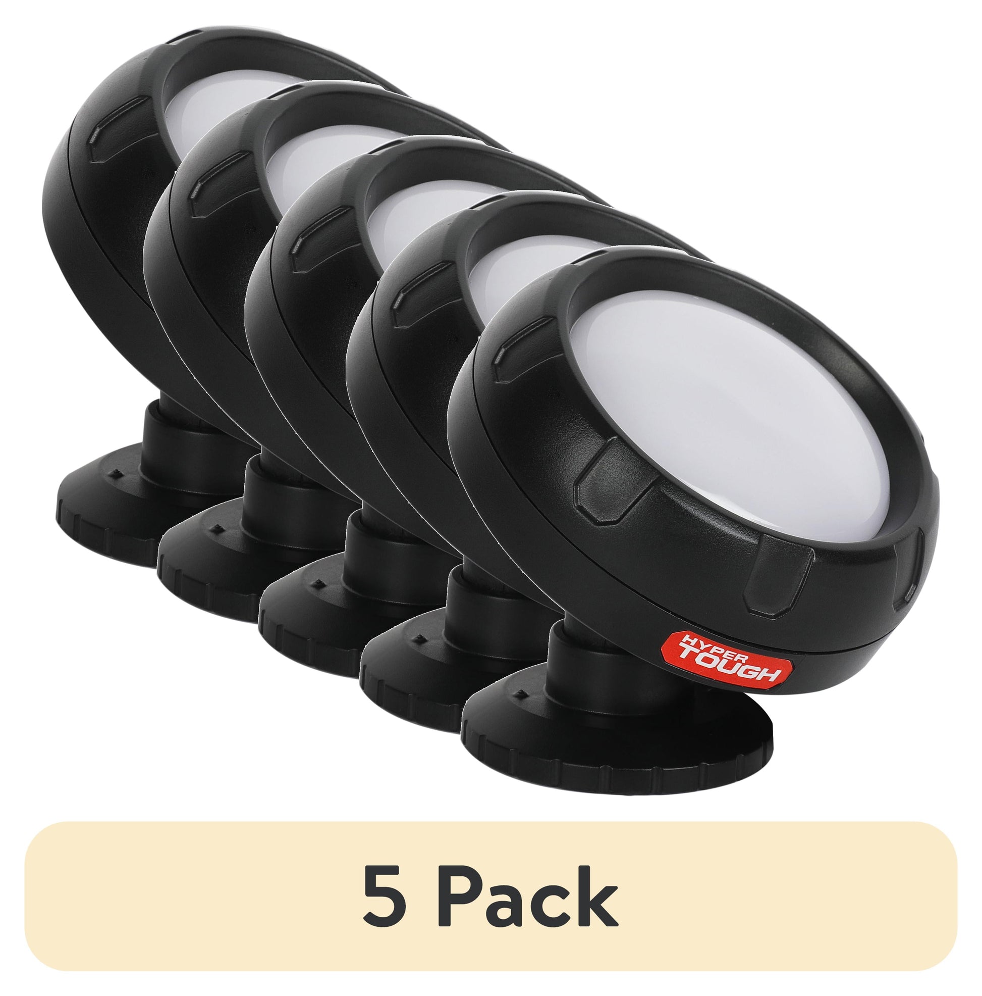 (5 pack) Hyper Tough 300 Lumen Pivoting Work Light, LED