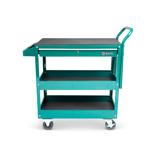 SATA 33-in 1-Drawer Shelf Utility Cart ST95108SC