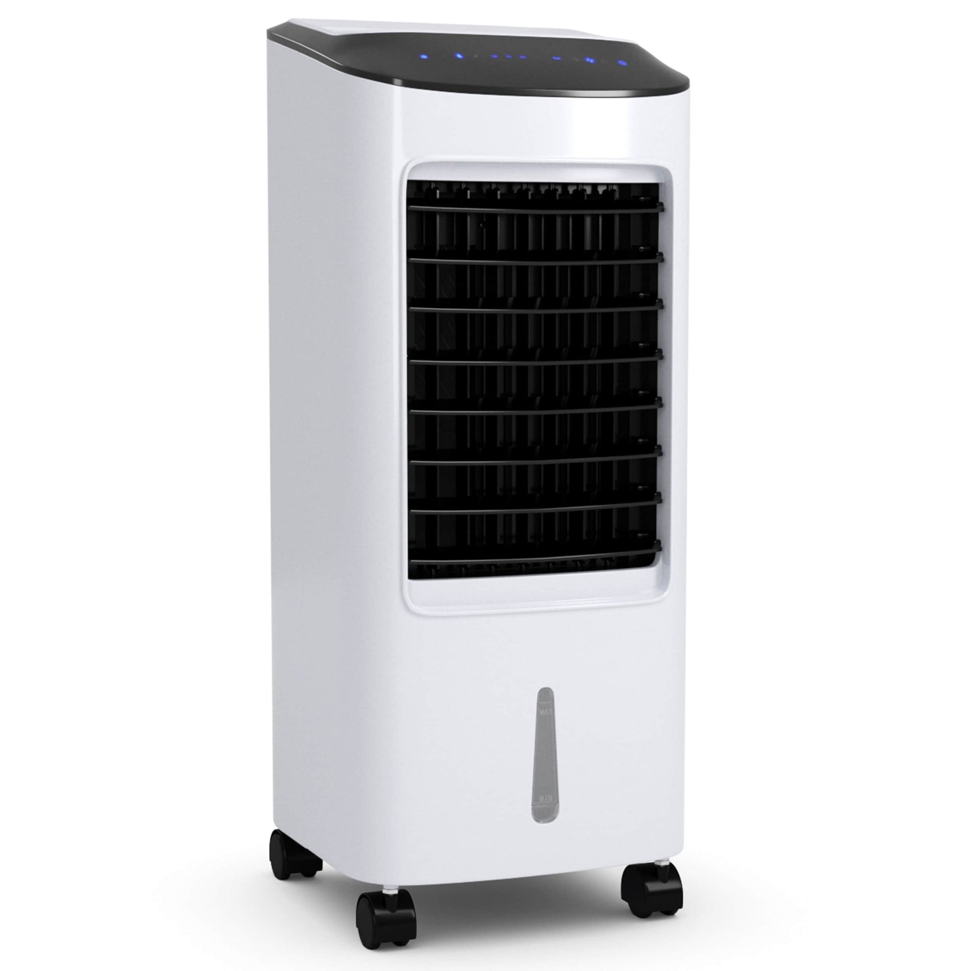 Mondawe 12-in 120-Volt 3-Speed High Velocity Indoor White Box Fan with Remote HYDQ-23995-MD