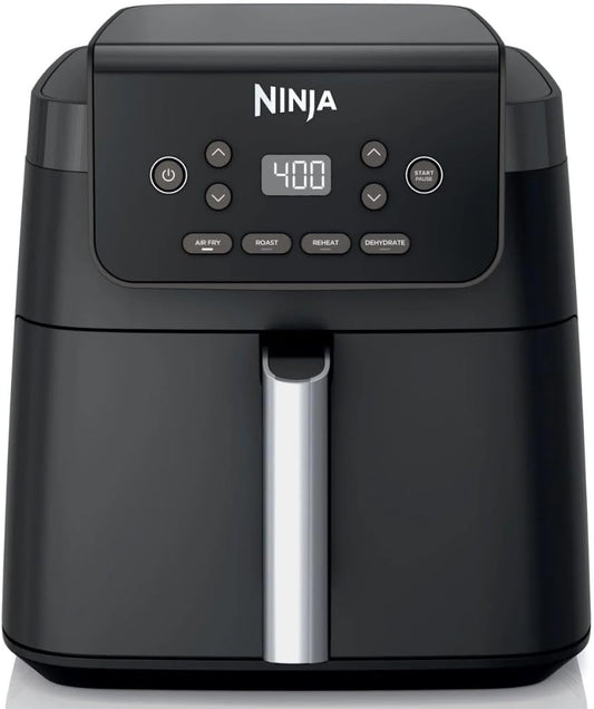 Ninja Air Fryer Pro XL 6-in-1, 6.5-Qt Capacity, 450°F MaxCrisp Technology, Nonstick Basket with Crisper Plate, 1750W, Dishwasher-Safe Cleanup. (BLACK)