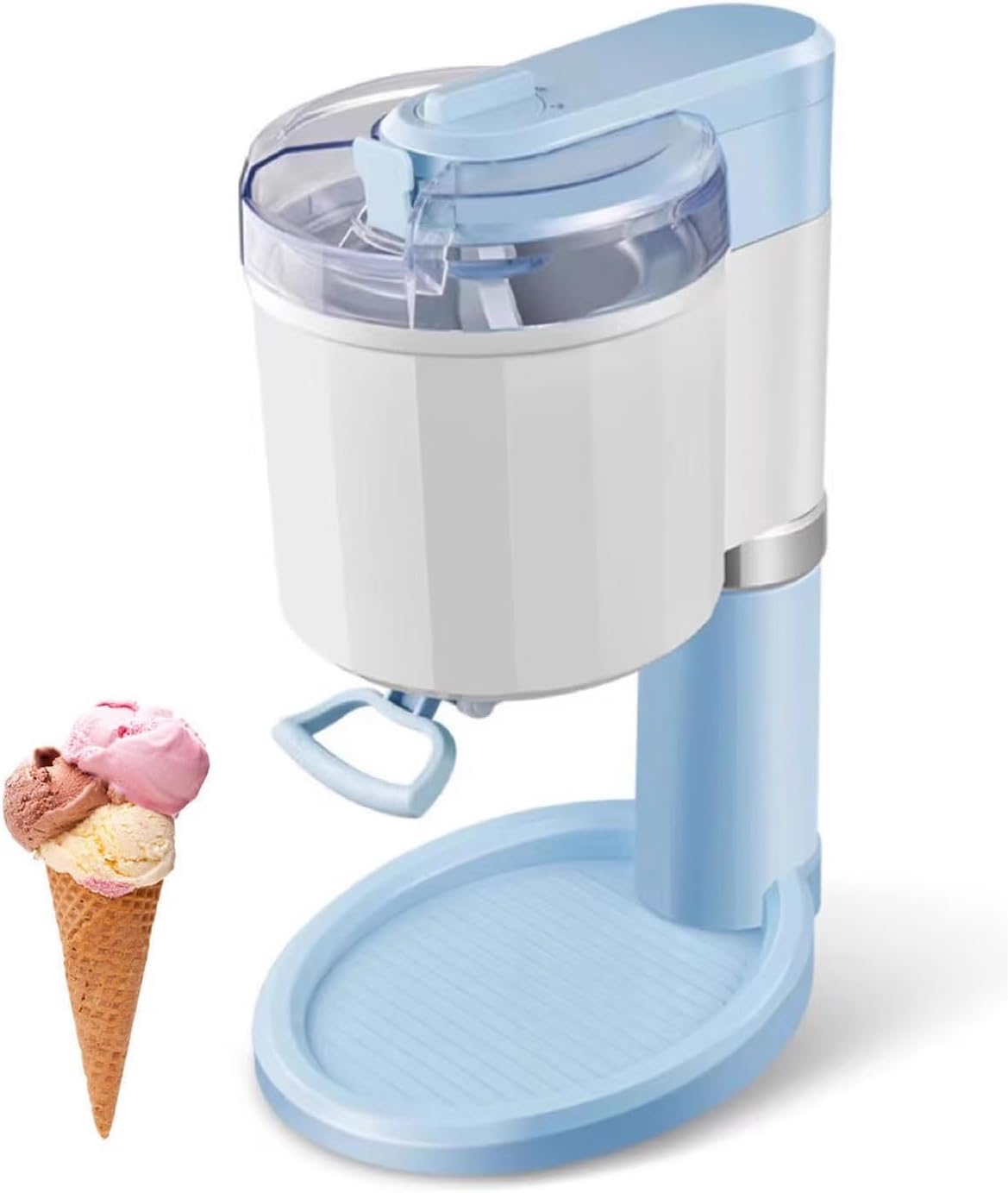 Ice Cream Maker 1L Machine Ice Cream Mini Fruit Maker For Home Electric Milkshake Machine DIY Kitchen Automatic Dessert Maker Ice Cream Machine