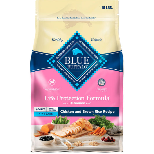 Blue Buffalo® Life Protection Formula&trade; Small Breed Adult Dry Dog Food - Chicken & Brown Rice 5 Lb