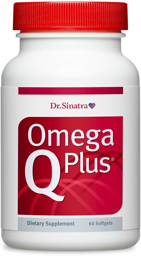 Dr. Sinatra Omega Q Plus\u2013 Omega-3 and CoQ10 Supplement Delivers Everyday Heart Health Support with 50 mg of CoQ10 and Provides Antioxidant Power (60 softgels)