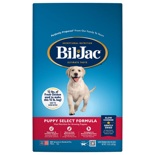 Bil-Jac® Puppy Select Formula Puppy Dry Dog Food - Chicken 15 Lb