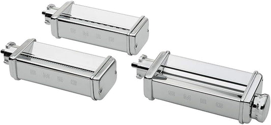 Smeg SMPC01 Pasta Roller & Cutter Set, Silver