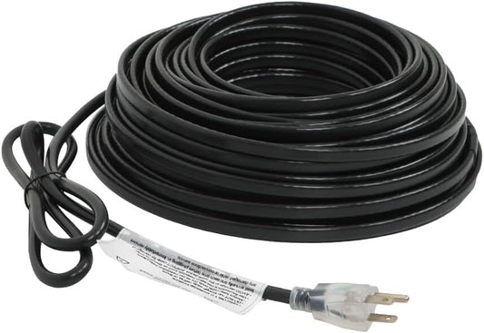Replacement-Parts For 120 FT Heat Tape Water Pipes Heating Cable 8W/FT 120V For Pipe Freeze Protection Mod-W91R-2207