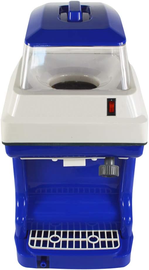 Fully Automatic Electric Ice Shaver Ice crusher with Dust Cover Snow Cone Maker Machine 110V