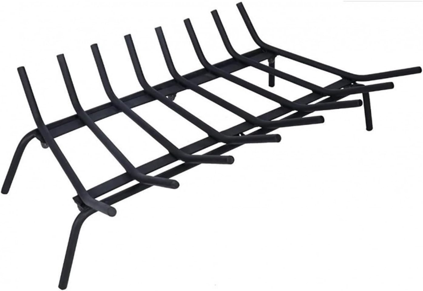 Heavy-Duty Round Fire Pit Grate with Elevated Safety Design Sturdy Steel Construction for Outdoor Fireplaces, Backyard Gatherings, and Camping Trips(71.76 x 40.64 x 11.43 cm)