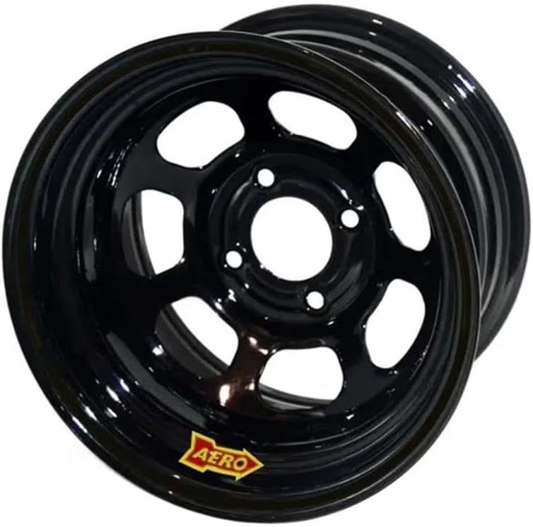 Aero 55-184220 55 Series 15x8 Wheel, 4-lug, 4x4.25 BP, 2 Inch BS