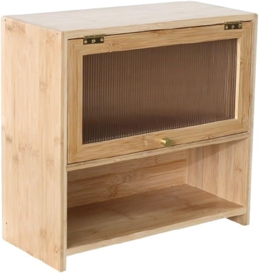 FEELIN Fruit Basket for Kitchen Kitchen Storage Rack Table Storage Box Condiment Cabinet Wooden Kitchen Storage Rack Kitchen Gadgets