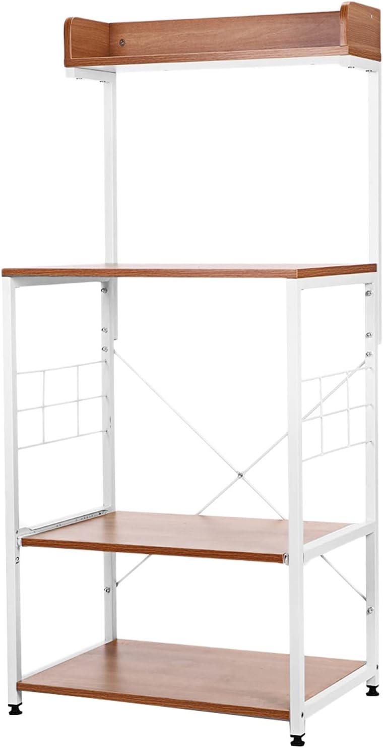 Kitchen shelf kitchen microwave storage groove shelf cabinet cabinet furniture shelf home appliances shelf kitchen storage shelf