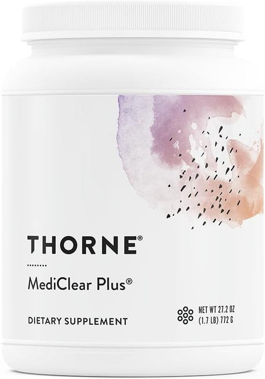 THORNE - MediClear Plus - Foundational Support, Eliminate Environmental and Dietary Toxins* - Rice and Pea Protein-Based Drink Powder with a Complete Multivitamin-Mineral Profile - 27.2 Oz