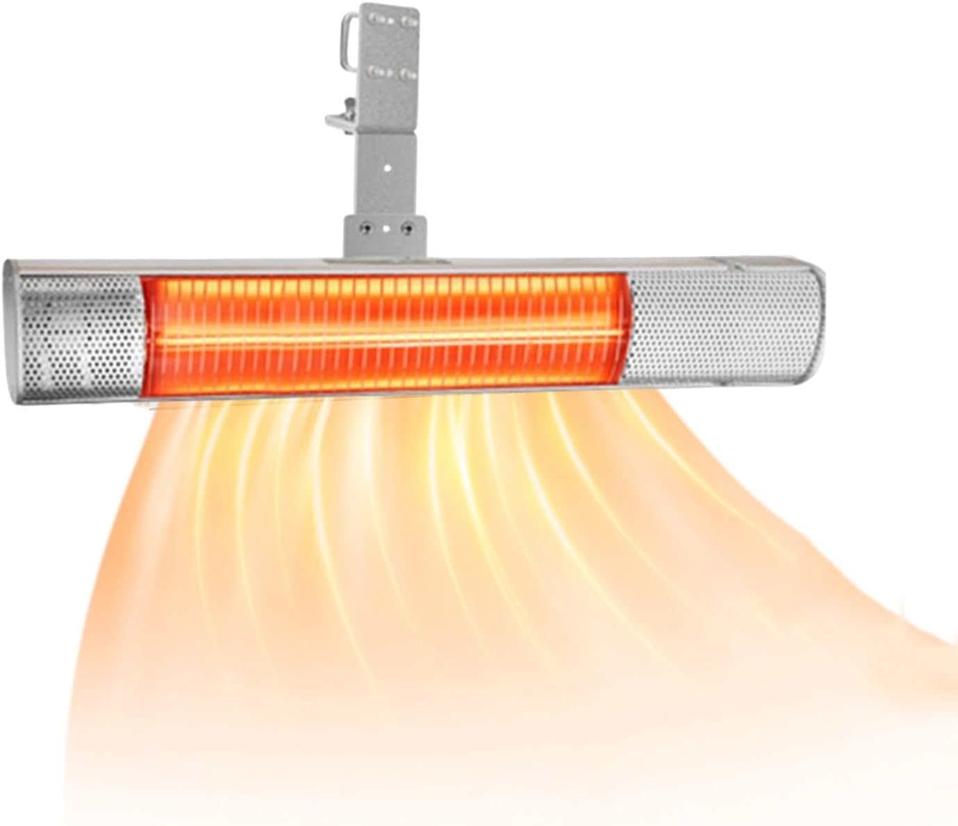 1500W Patio Heater, Wall Mounted/Ceiling/Tripod Electric Heater Outdoor, IP65 Waterproof Space Heaters, for Garage,Courtyard, Restaurant(With umbrella holder)