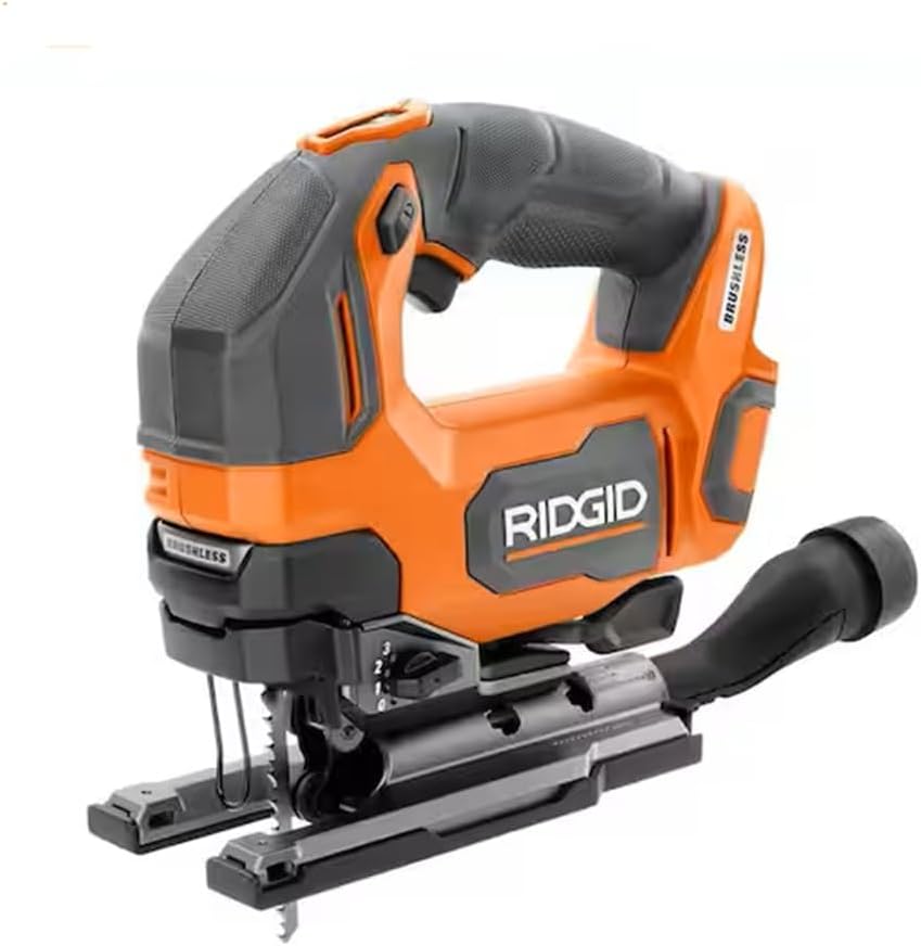 RIDGID 18V Brushless Cordless Jig Saw (Tool Only) 18 VOLT, Orange