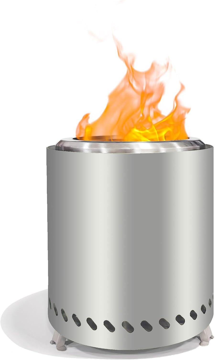 Outdoor Fireplaces Portable Stainless Steel Double Combustion Camping Brazier Fire Pit Wood Heater Fire Pits