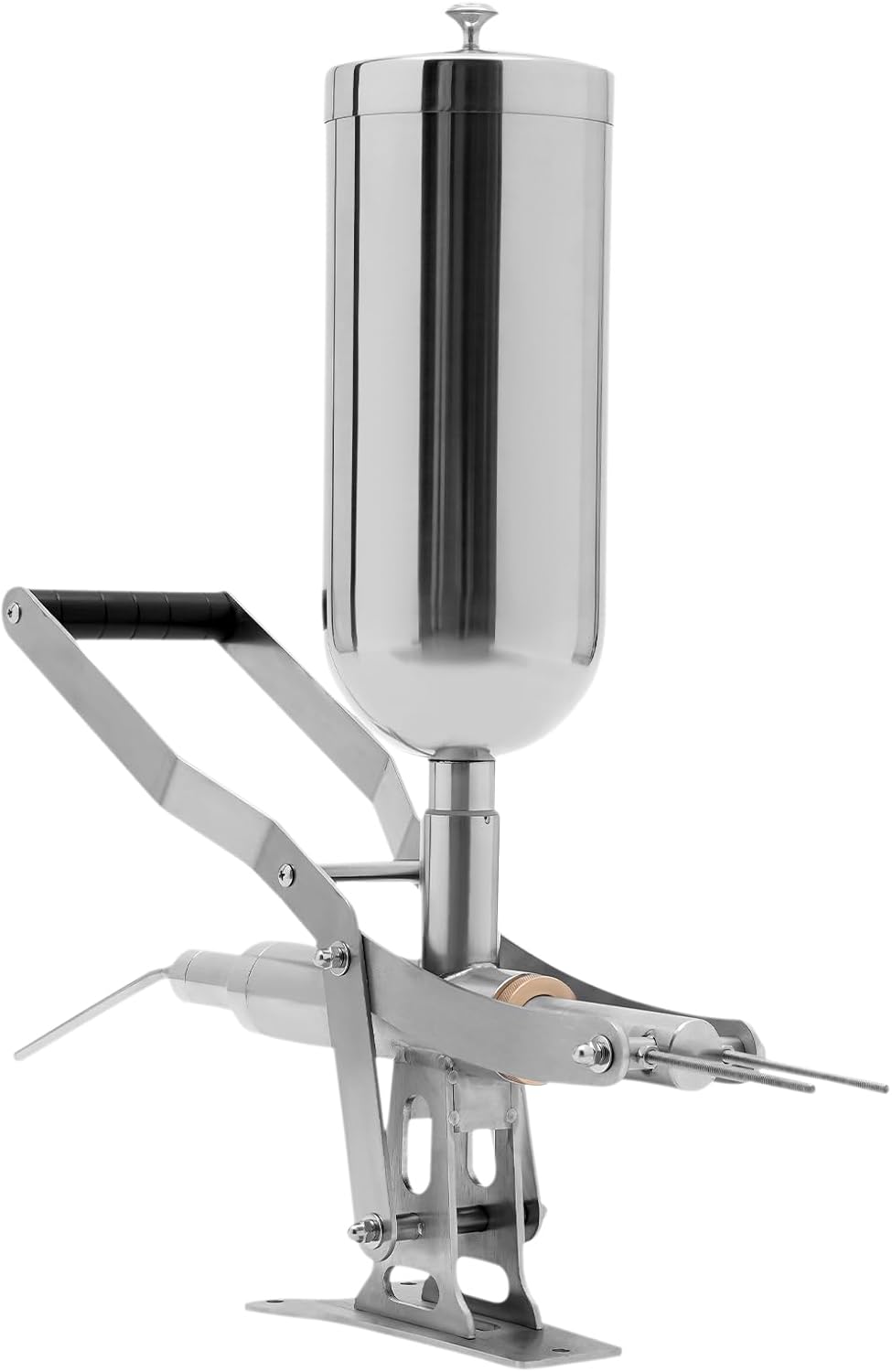 Churro Donut Filler Machine 5l Capacity Churros Filler Filling Tool Stainless Steel Manual Operated Donuts Churros Dessert Maker Filling Machine for Kitchen Restaurant Cafeteria