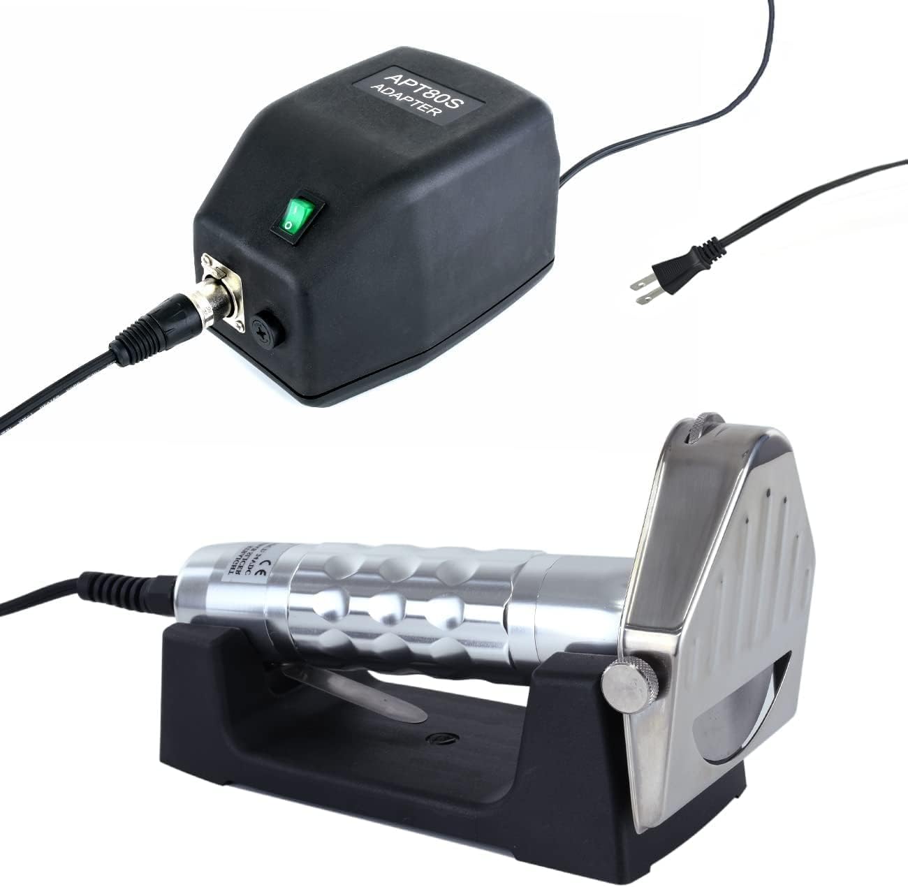 Li Zhen Commercial Electric Shawarma Knife Gyros Meat Cutter Doner Kebab with 2 Blades 0.5mm Stainless Steel Gyro Cutter, Sliver