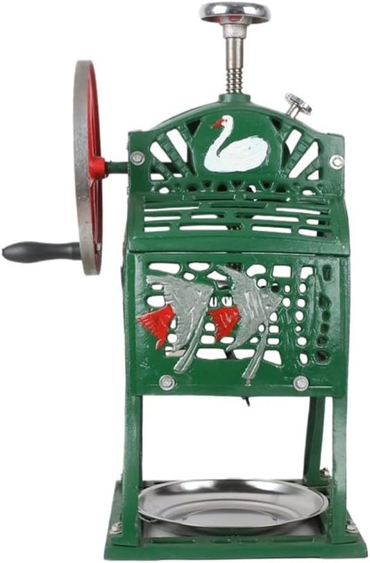 Manual Snow Ice Shaver Machine - High-Efficiency Metal Ice Shaver Machine - Commercial Manual Snow Ice Shaver Machine