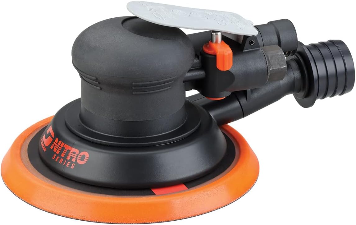 Dynabrade NS6V: 6" (152 Mm) Dia. Central Vacuum Nitro Series Random Orbital Sander