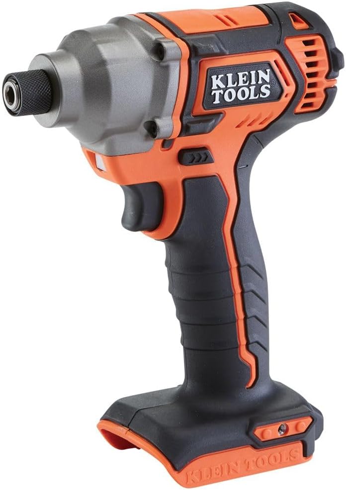 Klein Tools BAT20CD 20V Battery-Operated 1\/4-Inch Impact Driver, Compact Design for Excellent Control in Tight Spaces (Tool Only)