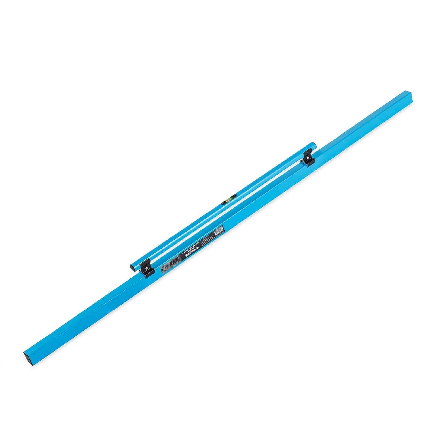 OX Tools Concrete Screed, Pro Series 96 Inch Screed with Level Vial, 8 Ft Concrete Darby, Aluminum Lightweight & Reversable Handle for Cutting and Smoothing Concrete, Powder Coated for Easy Cleanup