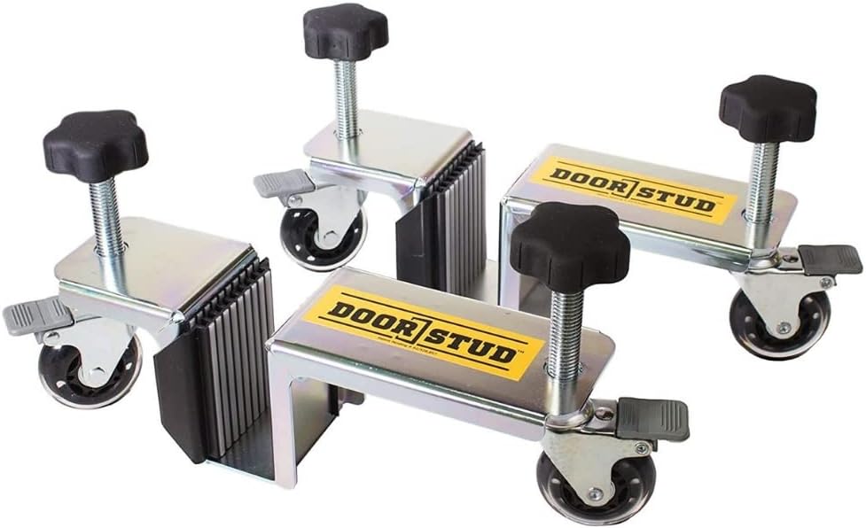 Door Stud Pro Series Door Installation Hardware Tool Kit for 1-3\/8" and 1-3\/4" Pre-Hung, Slab, and Front Doors - The Single Person, Hands-Free Door Install Kit - Discontinued