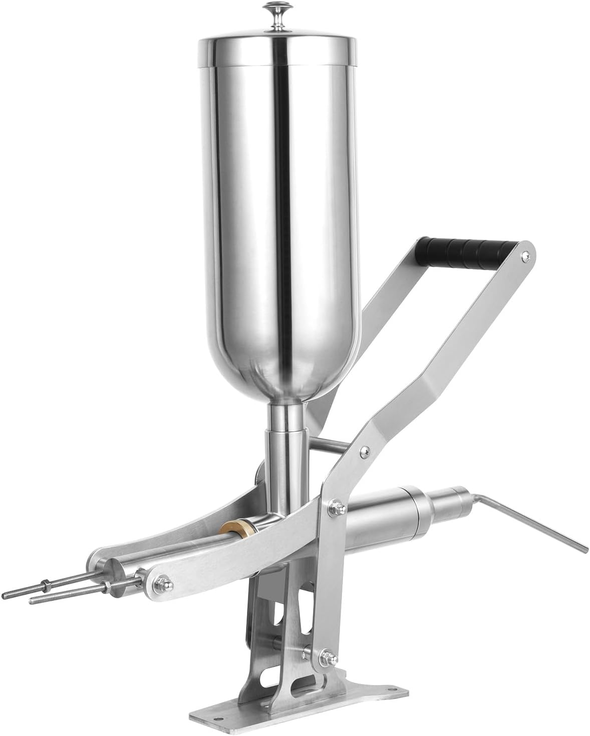 Donut Filler Machine, 5L/5.28Qt Stainless Steel Donut Filling Machine for Baking, Manual Donut Filling Injector with 4 Nozzles, Pastry Cream Filling Tool for Home Kitchen, Cafe, Bakery