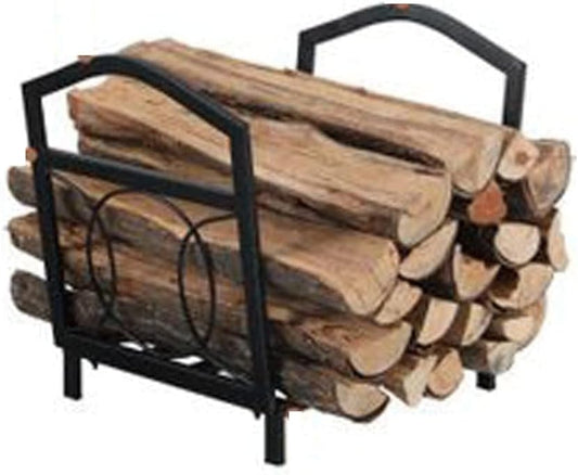 Firewood Log Rack Storage,Log Store Indoors, Log Store Firewood Rack Stand Metal Wood Pile Storage Firewood Holder Heavy Duty Logs Holder for Outdoor Indoor Stacker Organ