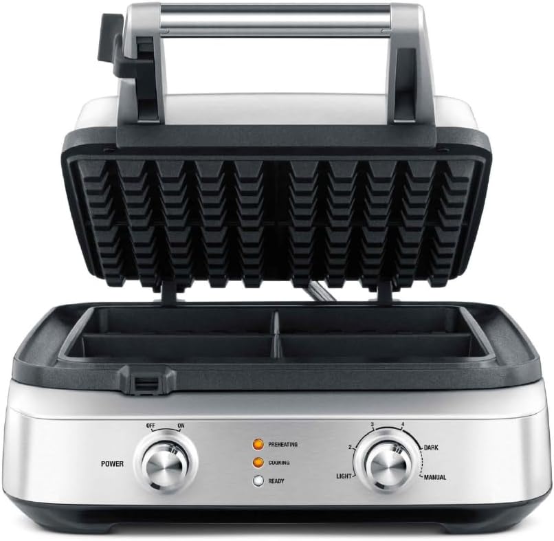 Breville Smart Waffle Maker BWM604BSS, 4 Slice