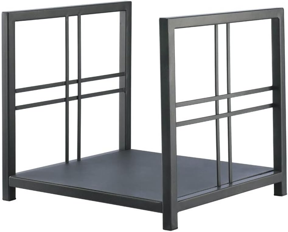 Log Store Firewood Rack Indoor Metal Fireplace Wood Storage Holder Wood Rack for Firewood Indoor Outdoor Fireplace Tools Black,