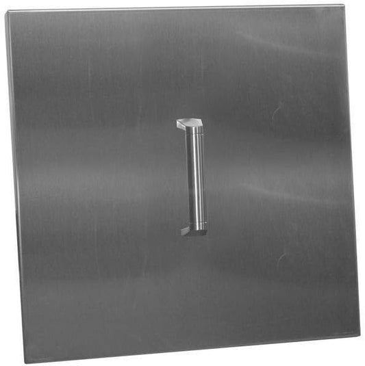 FIREGEAR Stainless Steel Burner Cover with Brushed Finish (LID-26S), Square, 28.25-inch