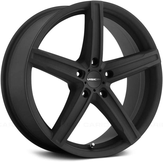 Vision 469 Boost 16x7 5x108 +40mm Satin Black Wheel Rim 16" Inch