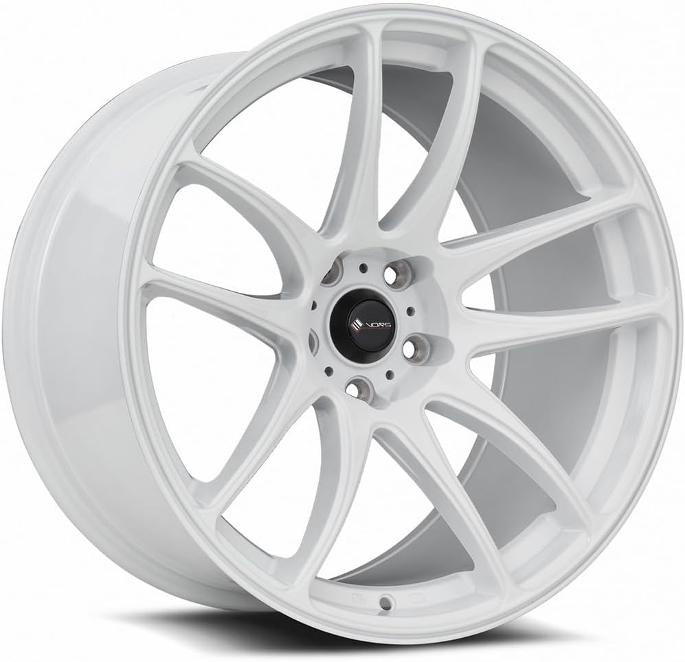 17x9 Vors TR4 5x100 30 White Wheel Rim 73.1