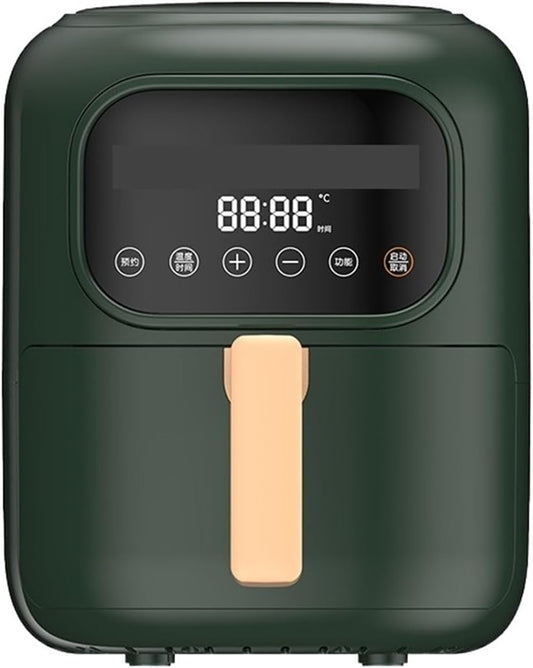 Food essentials and family helpers Smart Air Fryer Electric Air Fryer Oil Free Electric Frying Pan Air Fryer 220V Smart assistant Enjoy life (Color : Green, Size : UK)
