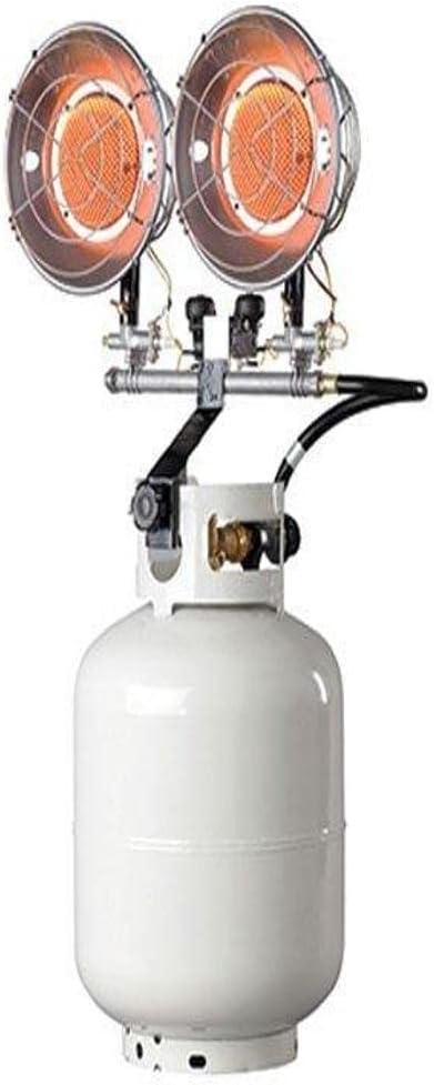 Mr. Heater, MH30T Double Tank Top Outdoor Propane Heater (Propane Cylinder not Included)
