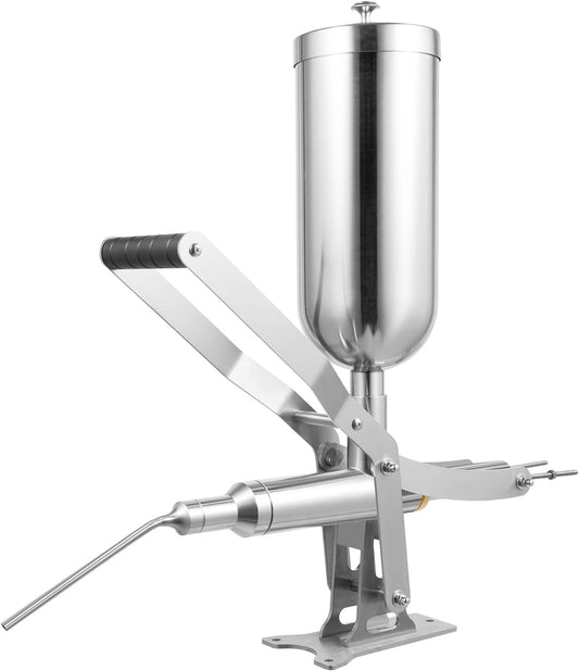 5L Churro Maker Machine,Spanish Donuts Maker,Churro Machine with Manual Control,Donut Churros Filler with 4 Nozzles,Manual Dessert Filler Filling Machine for Kitchen Restaurant