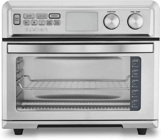 Cuisinart Digital AirFryer Toaster Oven, Premium 1800-Watt Oven with Digital Display and Controls \u2013 Extra-Large Capacity, Intuitive Programming and Adjustable Temperature, Stainless Steel, TOA-95NAS
