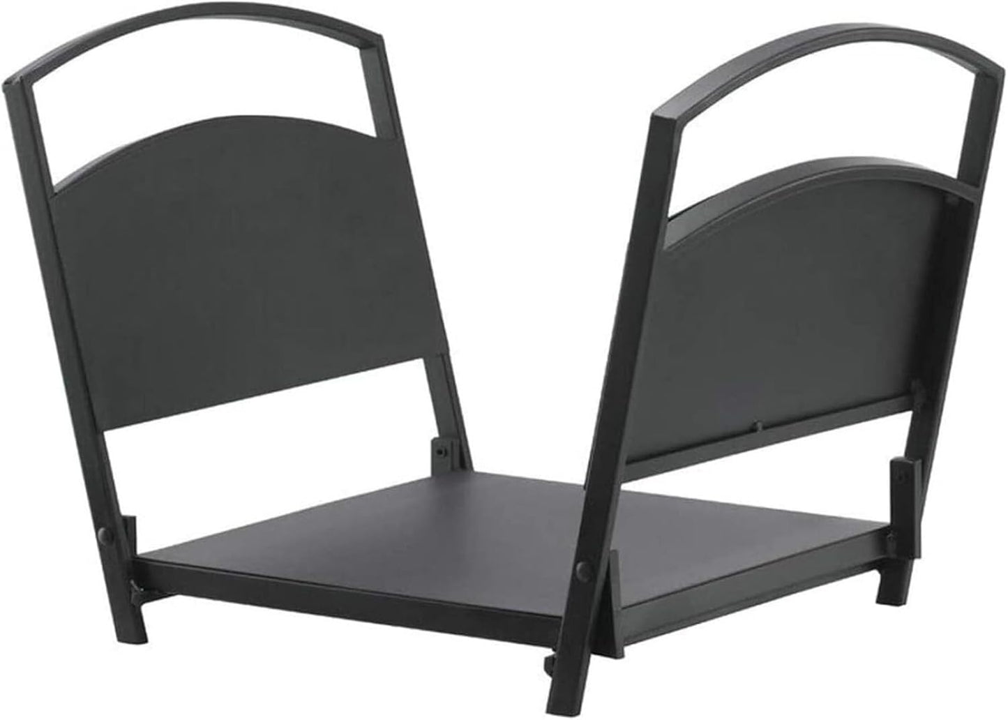 Sturdy Firewood Rack for Indoors Outdoors Metal Wood Storage Box Pile Organizer Garage Camping