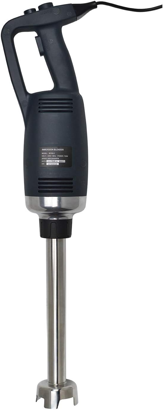 Li Bai 14 in Heavy Duty Immersion Blender Handheld Kitchen, Hand Blenders for Kitchen, Commercial Mixer Electric, 750W Detachable Shaft Adjustable Variable Speed, Emulsifier Blender Handheld