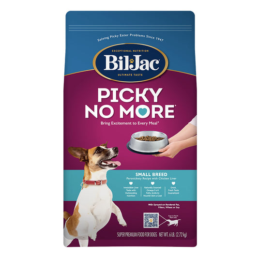 Bill-Jac® Picky No More Small Breed Adult Dry Dog Food - Persnickety Recipe with Chicken Liver 15 Lb