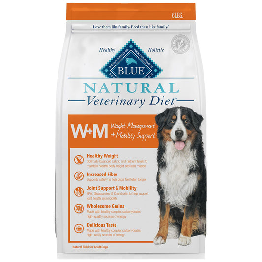 Blue Buffalo® Natural Veterinary Diet&trade; W+M Weight & Mobility Support Adult Dog Dry Food - Chic 22 Lb