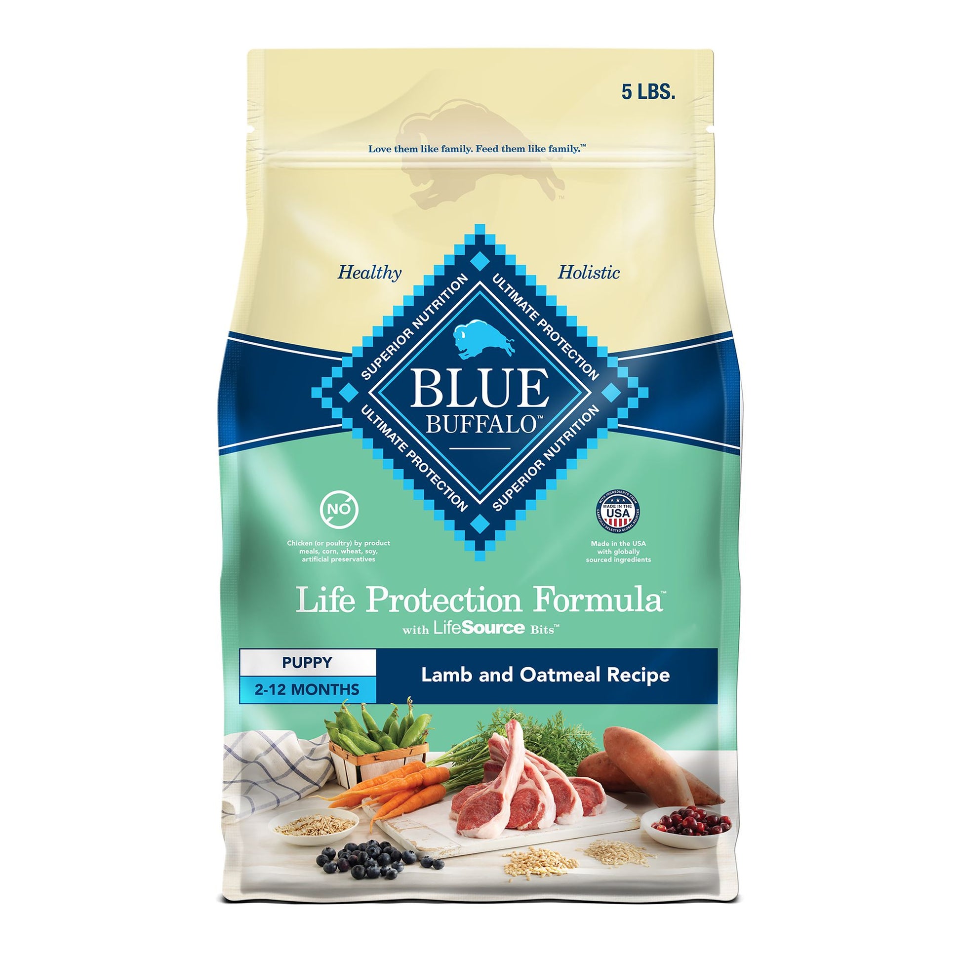 Blue Buffalo® Life Protection Formula&trade; Puppy Dry Dog Food - Lamb & Oatmeal 30 Lb