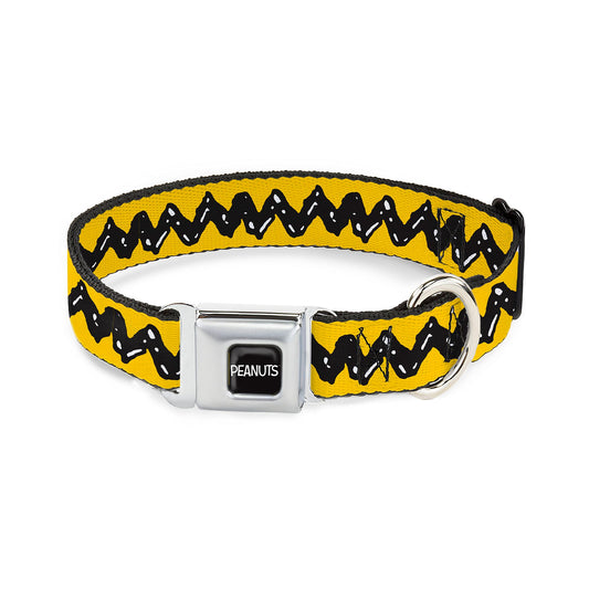 Buckle-Down Peanuts Seatbelt Dog Collar Large
