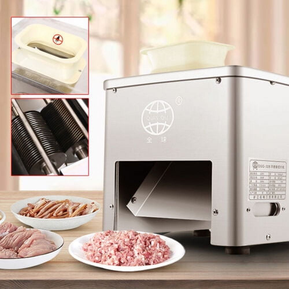 550W Meat Cutter Cutting Machine Stainless SteelSlicer Dicer For Commercial