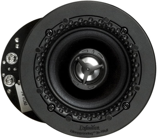 Definitive Technology - DI Series 3-1/2" Round In-Ceiling Speaker (Each) - White