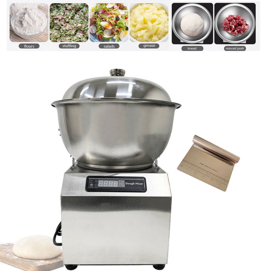 5KG Stainless Steel Automatic Dough Mixer Machine Detachable Food Mixing Machine Kitchen Blender