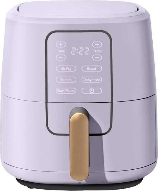 6 Quart Touchscreen Air Fryer (Color : Lavender)