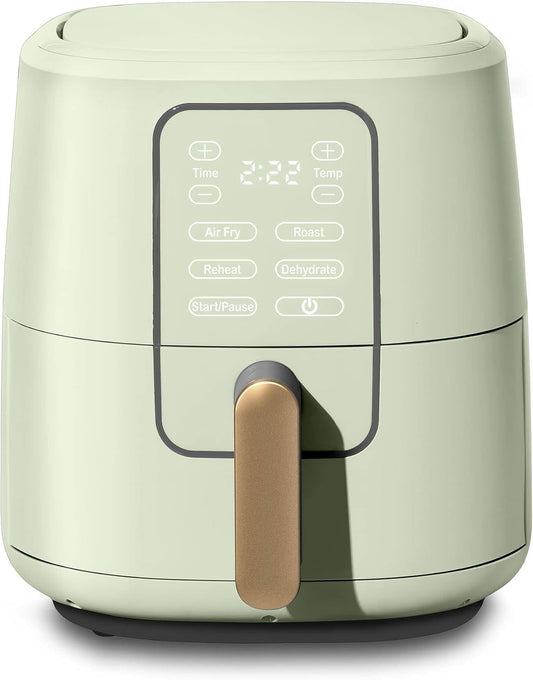 6 Quart Touchscreen Air Fryer (Color : Sage Green)