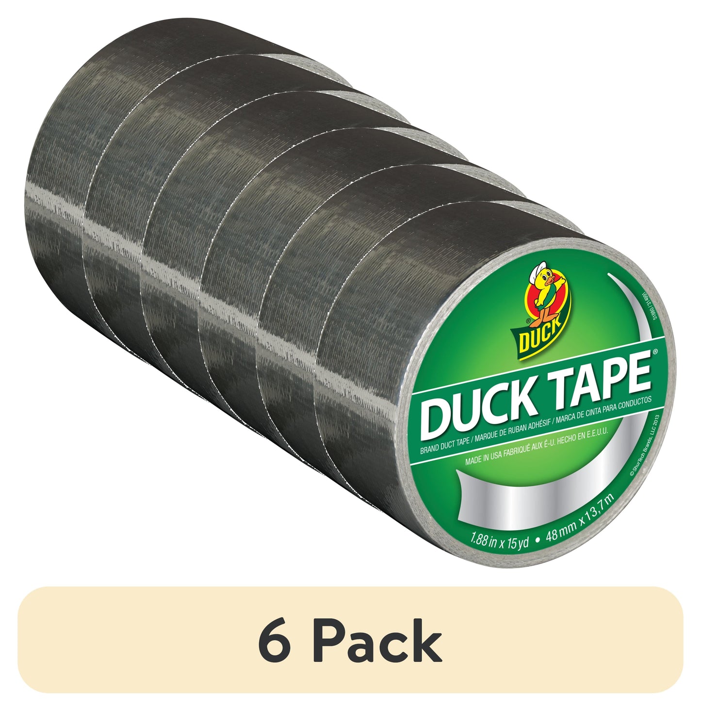 (6 pack) Duck Brand - DUCK Tape 1.88 in x 10 yd, Zebra